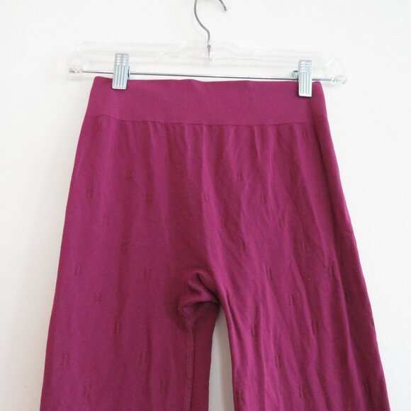 SWEATY BETTY Modal Dot Jacquard Base Layer Leggings in Amaranth Pink - Size S - Picture 12 of 16